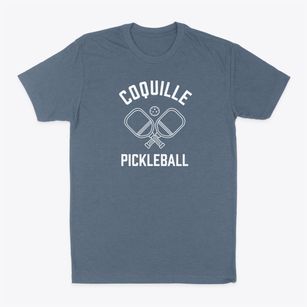 Coquille Oregon Pickleball Classic Dad T-Shirt