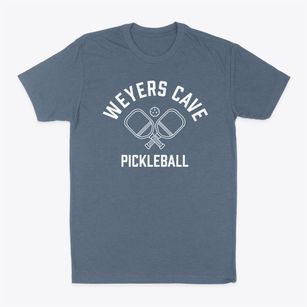 Weyers Cave Virginia Pickleball Classic Dad T-Shirt