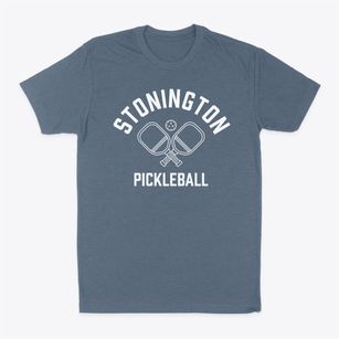 Stonington Illinois Pickleball Classic Dad T-Shirt