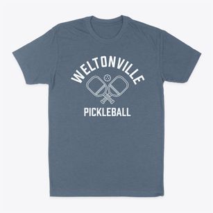 Weltonville New York Pickleball Classic Dad T-Shirt