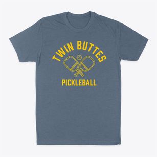 Twin Buttes North Dakota Pickleball Classic Dad T-Shirt