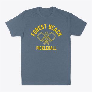 Forest Beach New York Pickleball Classic Dad T-Shirt