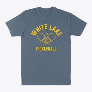 White Lake North Carolina Pickleball Classic Dad T-Shirt