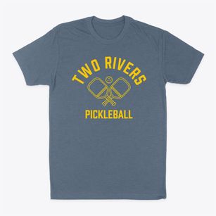 Two Rivers Wisconsin Pickleball Classic Dad T-Shirt