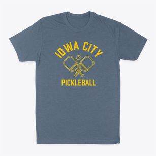 Iowa City California Pickleball Classic Dad T-Shirt