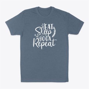   Eat Sleep Yoga Repeat Classic Dad T-Shirt