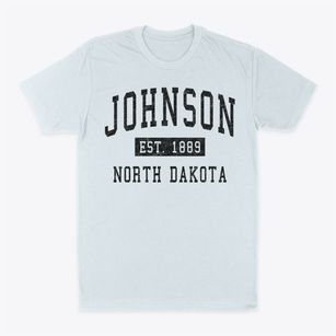 Johnson North Dakota Classic Established Classic Dad T-Shirt