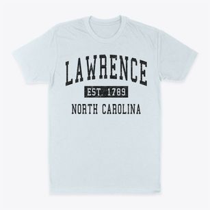Lawrence North Carolina Classic Established Classic Dad T-Shirt