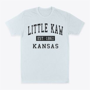 Little Kaw Kansas Classic Established Classic Dad T-Shirt