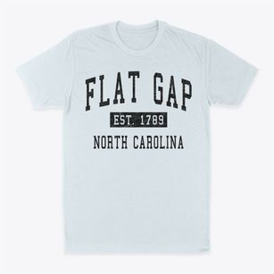 Flat Gap North Carolina Classic Established Classic Dad T-Shirt