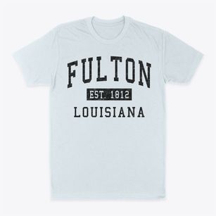 Fulton Louisiana Classic Established Classic Dad T-Shirt