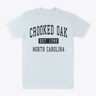 Crooked Oak North Carolina Classic Established Classic Dad T-Shirt