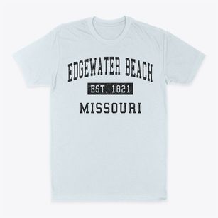 Edgewater Beach Missouri Classic Established Classic Dad T-Shirt