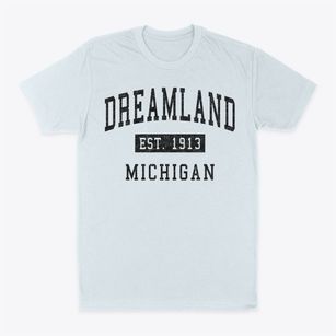 Dreamland Michigan Classic Established Classic Dad T-Shirt