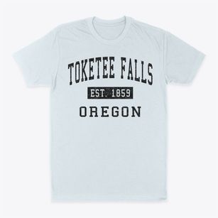 Toketee Falls Oregon Classic Established Classic Dad T-Shirt