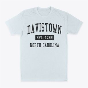 Davistown North Carolina Classic Established Classic Dad T-Shirt