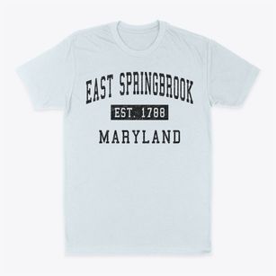 East Springbrook Maryland Classic Established Classic Dad T-Shirt