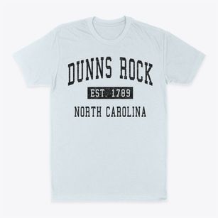 Dunns Rock North Carolina Classic Established Classic Dad T-Shirt