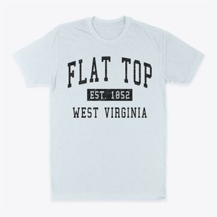 Flat Top West Virginia Classic Established Classic Dad T-Shirt