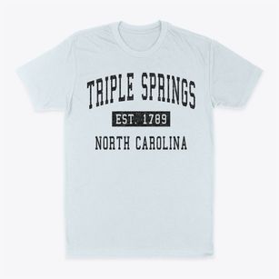 Triple Springs North Carolina Classic Established Classic Dad T-Shirt