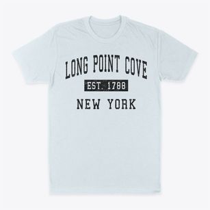 Long Point Cove New York Classic Established Classic Dad T-Shirt