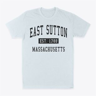 East Sutton Massachusetts Classic Established Classic Dad T-Shirt
