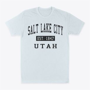Salt Lake City Utah Classic Established Classic Dad T-Shirt