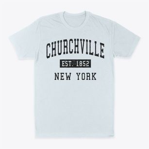 Churchville New York Classic Established Classic Dad T-Shirt