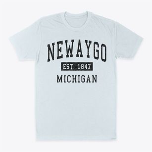Newaygo Michigan Classic Established Classic Dad T-Shirt