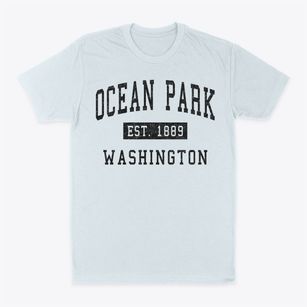 Ocean Park Washington Classic Established Classic Dad T-Shirt