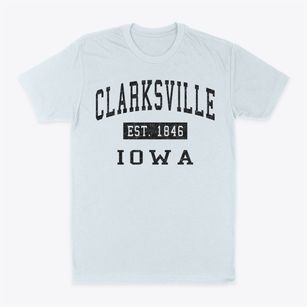 Clarksville Iowa Classic Established Classic Dad T-Shirt
