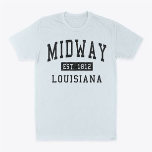 Midway Louisiana Classic Established Classic Dad T-Shirt