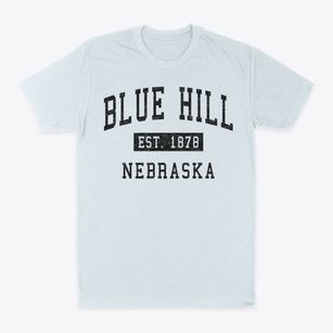 Blue Hill Nebraska Classic Established Classic Dad T-Shirt