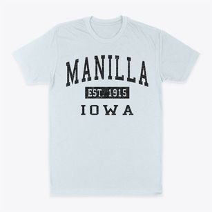 Manilla Iowa Classic Established Classic Dad T-Shirt