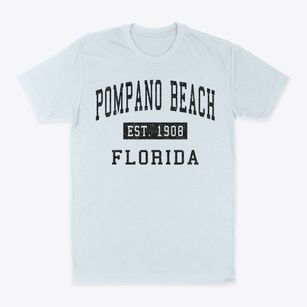 Pompano Beach Florida Classic Established Classic Dad T-Shirt