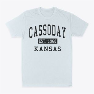 Cassoday Kansas Classic Established Classic Dad T-Shirt