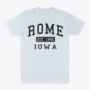 Rome Iowa Classic Established Classic Dad T-Shirt