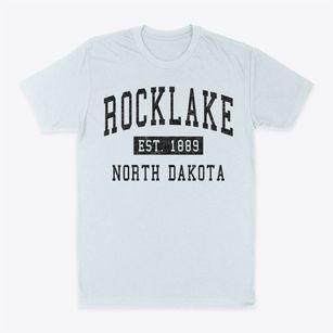 Rocklake North Dakota Classic Established Classic Dad T-Shirt