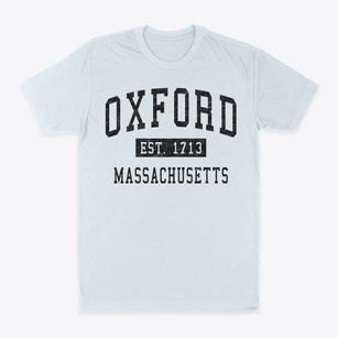 Oxford Massachusetts Classic Established Classic Dad T-Shirt