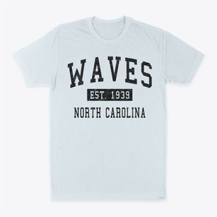 Waves North Carolina Classic Established Classic Dad T-Shirt