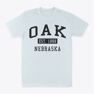 Oak Nebraska Classic Established Classic Dad T-Shirt