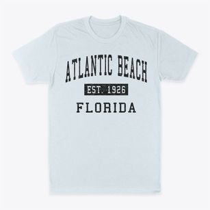 Atlantic Beach Florida Classic Established Classic Dad T-Shirt