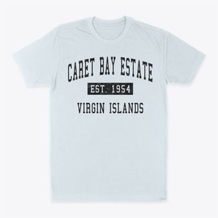 Caret Bay Estate Virgin Islands Classic Established Classic Dad T-Shirt