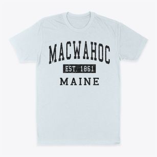 Macwahoc Maine Classic Established Classic Dad T-Shirt