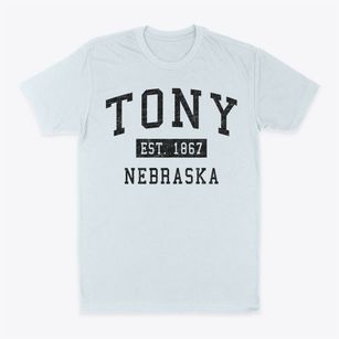 Tony Nebraska Classic Established Classic Dad T-Shirt