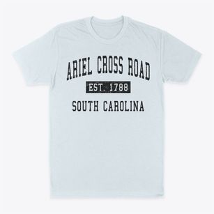Ariel Cross Road South Carolina Classic Established Classic Dad T-Shirt
