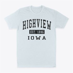 Highview Iowa Classic Established Classic Dad T-Shirt