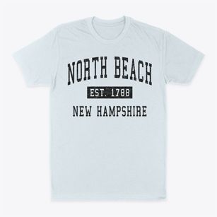 North Beach New Hampshire Classic Established Classic Dad T-Shirt