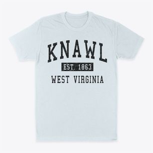 Knawl West Virginia Classic Established Classic Dad T-Shirt