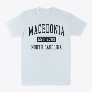 Macedonia North Carolina Classic Established Classic Dad T-Shirt